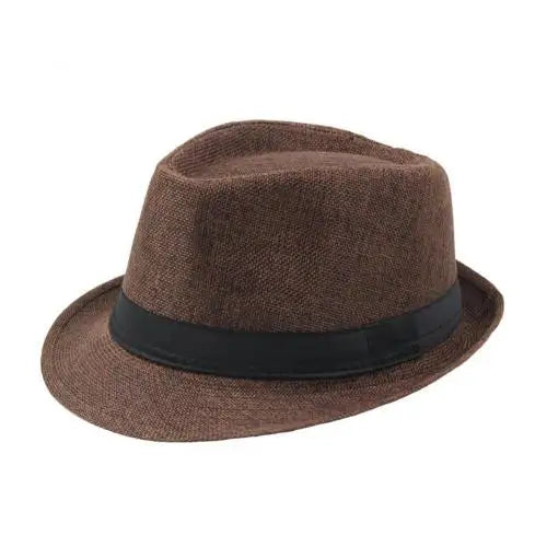 Fedora Hat Wide Brim Sun Protection Solid Color Women Men Bucket Hats Cowboy Style Panama Fisherman Cap Jazz Cap Sun Cap Hat