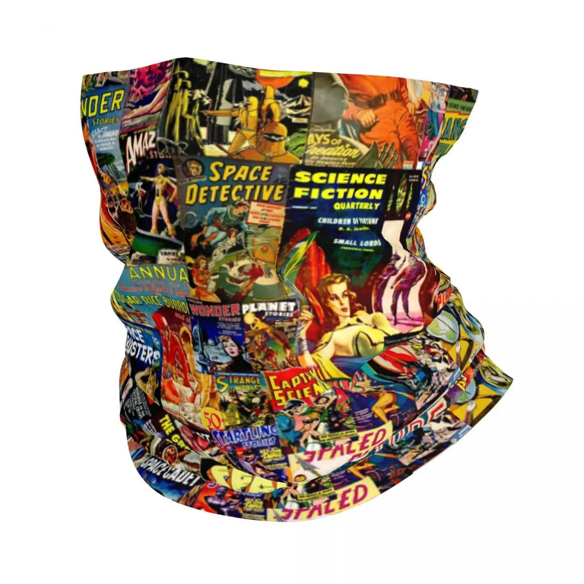 Superhero Cartoon Anime Bandana Neck Gaiter Windproof Face Scarf Cover Comic Pop Art Explosions Pattern Headband Tube Balaclava