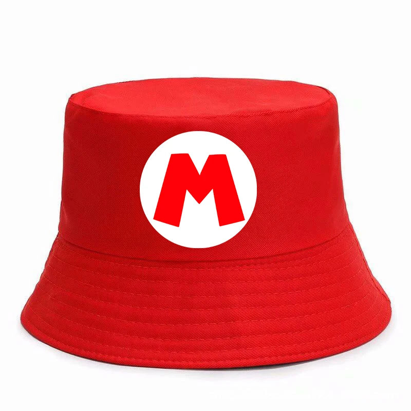 Super Marios Bros Children Bucket Hat Boy Anime Caps Girl Cartoon Hats Summer Casual Accessories Kids Fashion Cute Cap Gift 2025